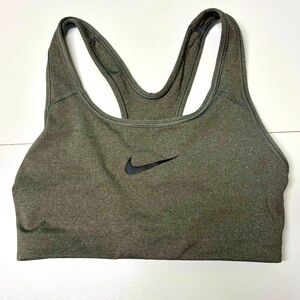 Nike Swoosh Dri-Fit Gray Sports Bra Size XS